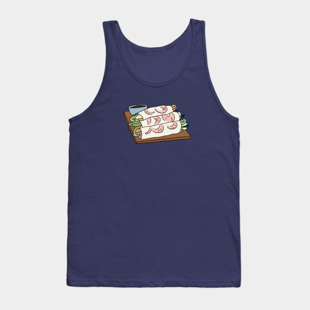 Summer Roll Tank Top by Das Brooklyn